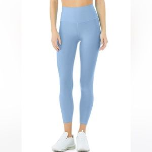 Alo 7/8 Airbrush Leggings in Blue Skies